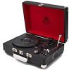 Gpo Retro Attache Briefcase Style Three-Speed Portable Vinyl Turntable with Free USB Stick and Built-In Speakers Black online kopen