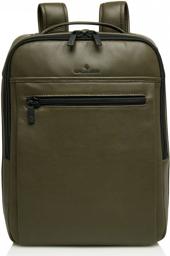 Castelijn & Beerens Nappa X Victor Rugzak 15.6&apos, &apos, + Tablet dark millitary backpack online kopen