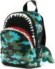 Pick&Pack Pick & Pack Rugzak Shark Shape M Camo Light Blue online kopen