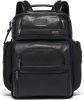 Tumi Alpha Leather Brief Pack Backpack black backpack online kopen