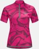 Jack Wolfskin Gradient T Fiets shirt Dames Fuchsia/Patroon online kopen