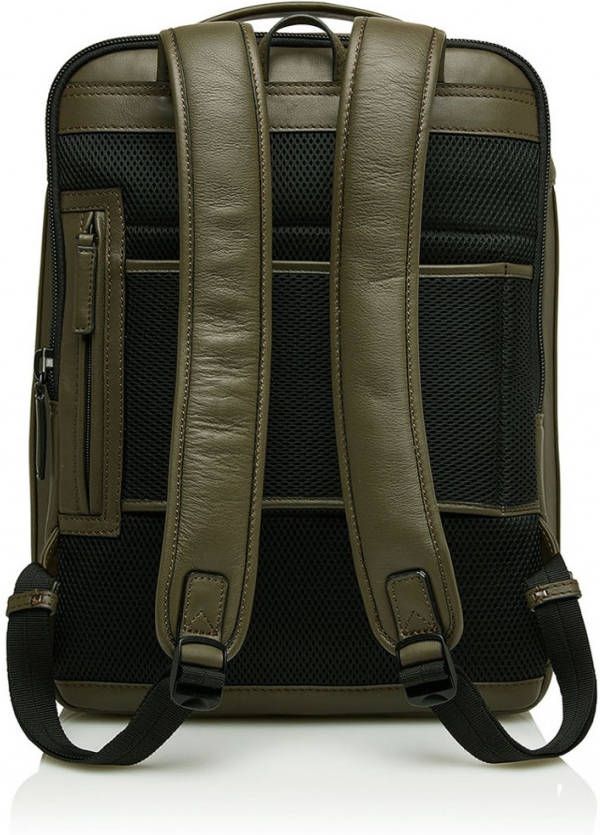 Castelijn & Beerens Nappa X Victor Rugzak 15.6&apos, &apos, + Tablet dark millitary backpack online kopen