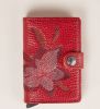 Secrid Miniwallet Portemonnee Stitch Magnolia rosso Dames portemonnee online kopen