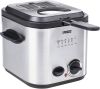 Princess Mini friteuse en fonduepan 840 W 1, 2 L zilverkleurig 182611 online kopen