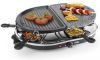 Princess 162710 Raclette 8 Oval Stone & Grill Party Keukenapparaten Zwart online kopen