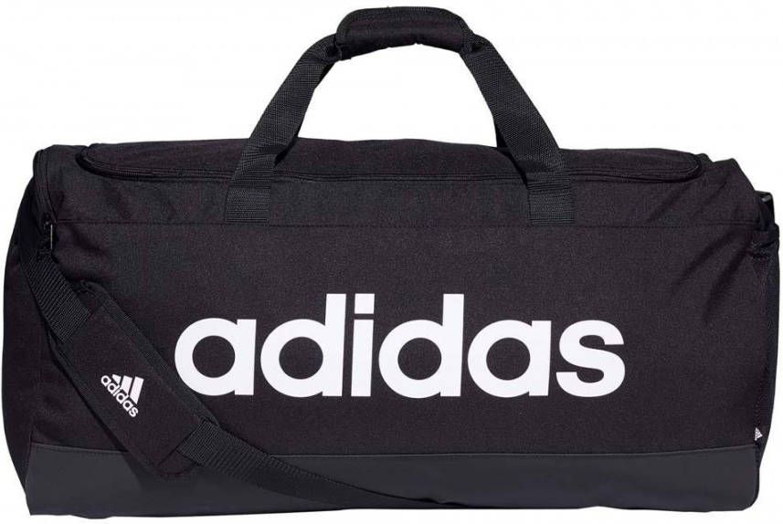 Adidas Performance sporttas Linear Duffel L 60L zwart/wit online kopen