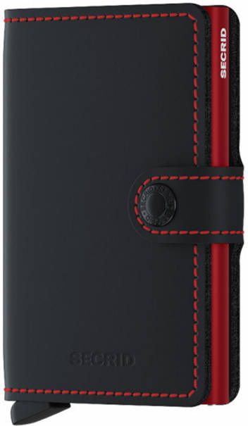 Secrid Miniwallet Wallet Matte black & red Dames portemonnee online kopen