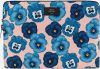 Wouf Azur laptophoes van canvas met bloemenprint 15 inch online kopen