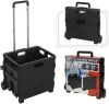 Home&Styling Trolley Met Vouwkrat/Boodschappenkrat Inklapbaar 30l online kopen