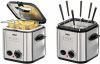 Princess Mini friteuse en fonduepan 840 W 1, 2 L zilverkleurig 182611 online kopen