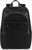"Piquadro Blue Square Computer Backpack 14"" Black" online kopen