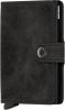 Secrid Slimwallet Portemonnee Vintage olive black Dames portemonnee online kopen