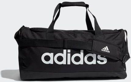 Adidas Performance Senior sporttas Linear Duffel M 35L zwart/wit online kopen