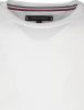 Tommy Hilfiger Slim Fit T Shirt ronde hals wit, Effen online kopen