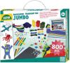 Lena Knutselset Jumbo Junior 35, 5 Cm Karton Turquoise 800 delig online kopen