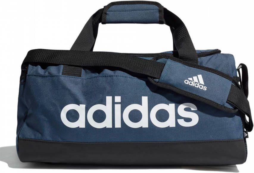 Adidas Performance sporttas Linear Duffel S 25 L donkerblauw/zwart/wit online kopen