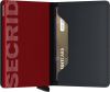 Secrid Slimwallet Portemonnee Matte black & red Dames portemonnee online kopen
