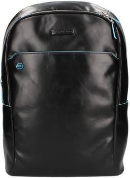 Piquadro Blue Square S Matte Big Size Computer Backpack 15.6" With iPad Black online kopen