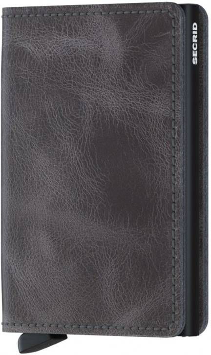Secrid Slimwallet Portemonnee Vintage grey/black Dames portemonnee online kopen