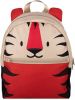 The Little Green Bag rugzak Fauna Tiger beige/rood online kopen