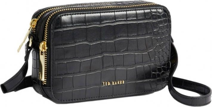 Ted Baker Stina Double Zip Camera Bag Black , Zwart, Dames online kopen
