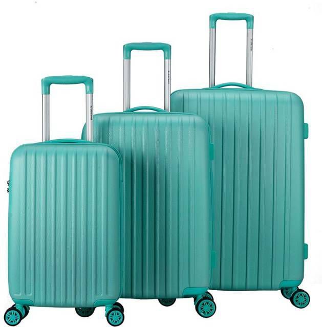 Decent Tranporto One 3 delige Kofferset mint groen online kopen