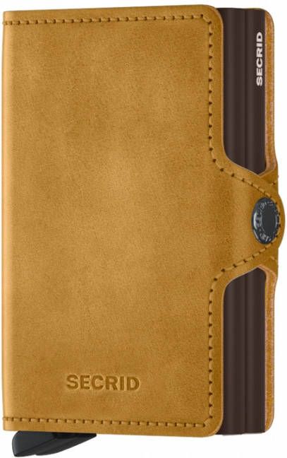 Secrid Slimwallet Portemonnee Vintage olive black Dames portemonnee online kopen