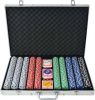 VidaXL Pokerset Met 1000 Chips Aluminium online kopen