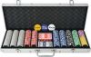 VidaXL Pokerset Met 500 Chips Aluminium online kopen