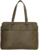 Enrico Benetti Lily Laptoptas/Business Tas 14" olijf online kopen