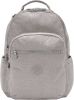 Kipling Seoul Rugzak grey gris backpack online kopen